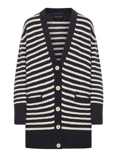 Striped Button-up Knit Cardigan - Roberto Collina - Modalova