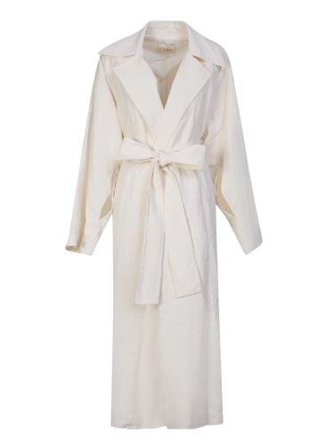 Quira White Double-breasted Coat - Quira - Modalova