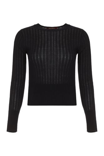 Funale Knitted Silk-blend T-shirt - Max Mara Studio - Modalova