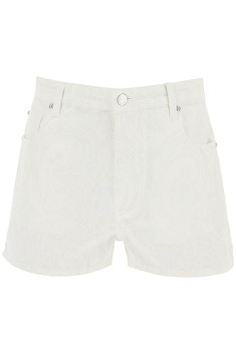 Etro Paisley Denim Shorts - Etro - Modalova