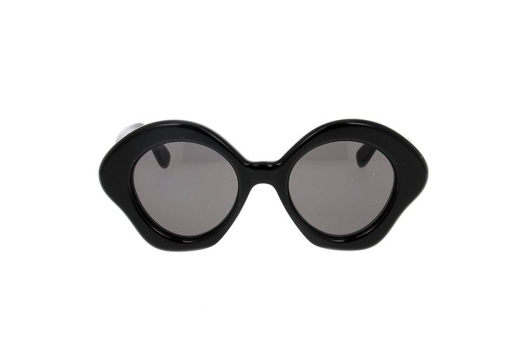 Curvy Cat Eye Frame Sunglasses - Loewe - Modalova