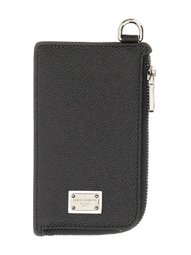 Card Holder With Logo Plaque - Dolce & Gabbana - Modalova