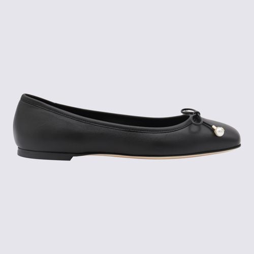 Jimmy Choo Black Leather Elme Flat - Jimmy Choo - Modalova