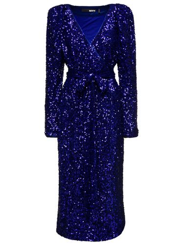 Wrap Dress With All-over Sequins - Rotate by Birger Christensen - Modalova