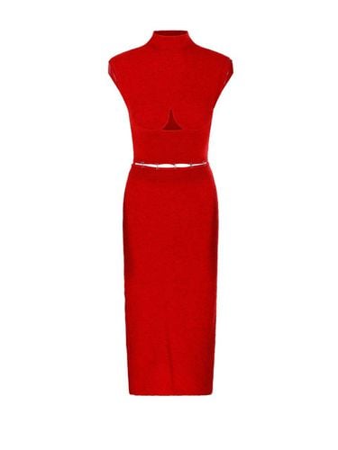 SportMax Cut-out High Neck Dress - SportMax - Modalova