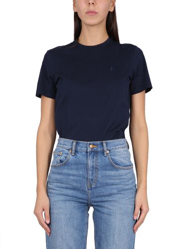 Tory Burch Embroidered Logo T-shirt - Tory Burch - Modalova