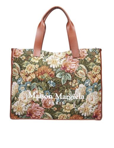 Large Floral Fabric Tote Bag - Maison Margiela - Modalova