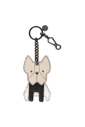 Chain And Leather Key Ring - Bottega Veneta - Modalova