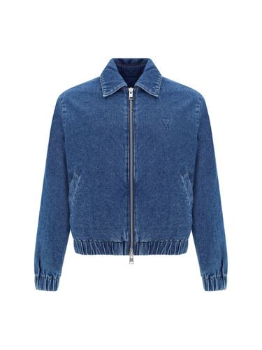 Denim Jacket - Ami Alexandre Mattiussi - Modalova