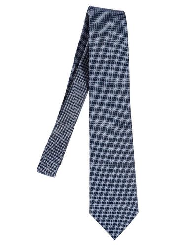 Pattern Jacquard Pointed-tip Tie - Zegna - Modalova