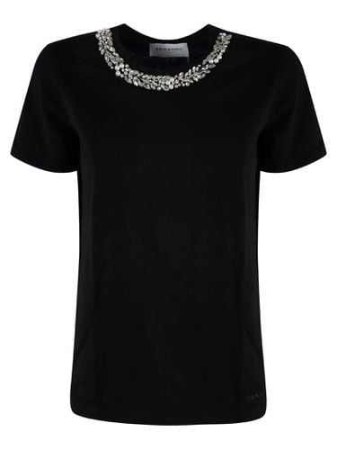 Crystal Neck T-shirt - Ermanno Firenze - Modalova