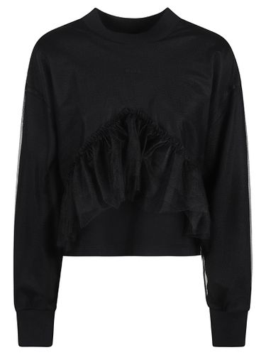 MSGM Ruffled Hem Sweatshirt - MSGM - Modalova