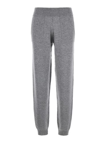 Pants With Elastic Waist In Wool And Cashmere Woman - Allude - Modalova