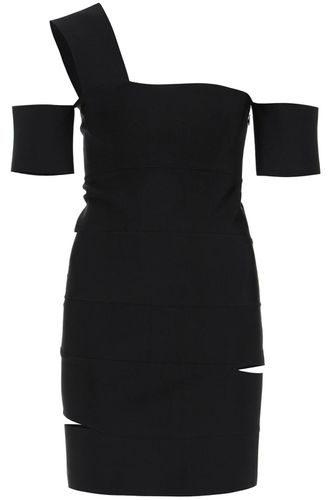 Cut-out One-shoulder Mini Dress - Alexander McQueen - Modalova