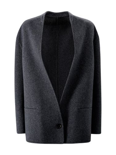 Single-breasted Wool Coat - Philosophy di Lorenzo Serafini - Modalova