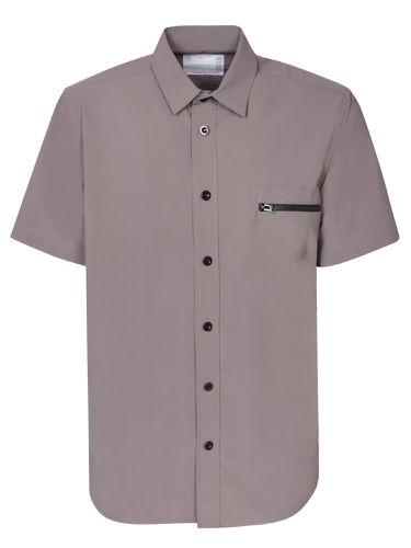 Sacai Taupe Taffeta Shirt - Sacai - Modalova