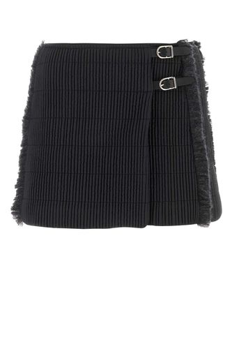 Stretch Polyester Mini Skirt - Durazzi Milano - Modalova