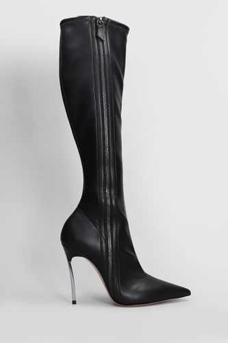 Casadei Black Blade Knee Boots - Casadei - Modalova