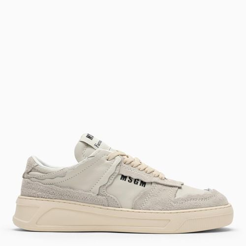 MSGM Milk Faux Leather Trainer - MSGM - Modalova