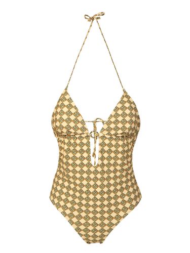 Swimsuit With All-over Monogram - Tory Burch - Modalova