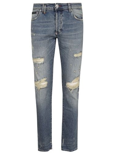 Denim Trousers Skinny Fit - Philipp Plein - Modalova