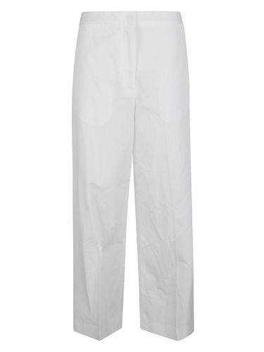 Compact Poplin Trousers - Fabiana Filippi - Modalova