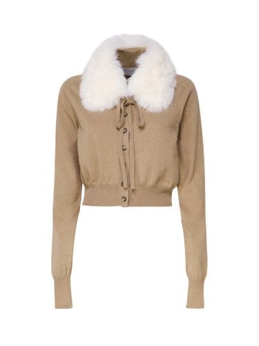 Sport Knitted And Fur Cardigan - SportMax - Modalova