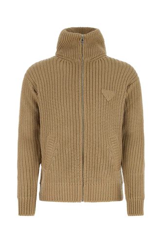 Prada Biscuit Alpaca Cardigan - Prada - Modalova