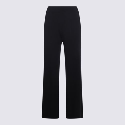 Allude Black Wool Pants - Allude - Modalova