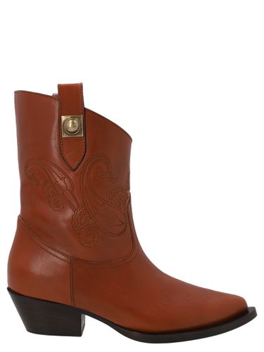 Etro Texan Ankle Boots - Etro - Modalova