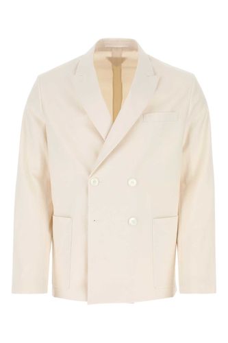 Prada Ivory Cotton Blazer - Prada - Modalova