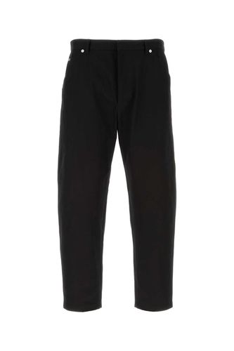 Prada Black Drill Pant - Prada - Modalova