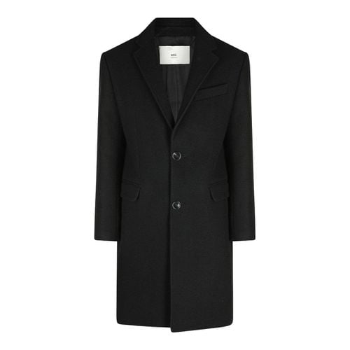 Paris Single Breasted Classic Coat - Ami Alexandre Mattiussi - Modalova