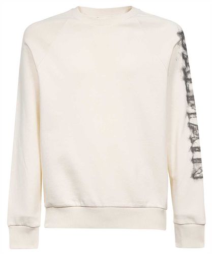 Logo Detail Cotton Sweatshirt - Balmain - Modalova