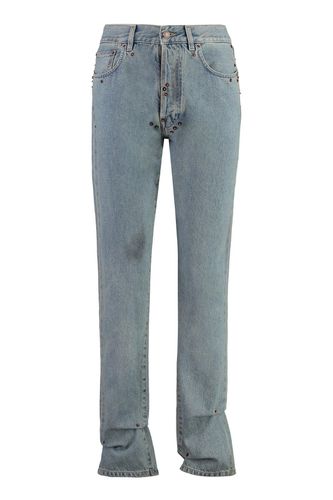 Pocket Straight-leg Jeans - Moschino - Modalova