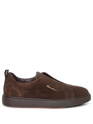 Santoni Victory Suede Tdm Sneakers - Santoni - Modalova