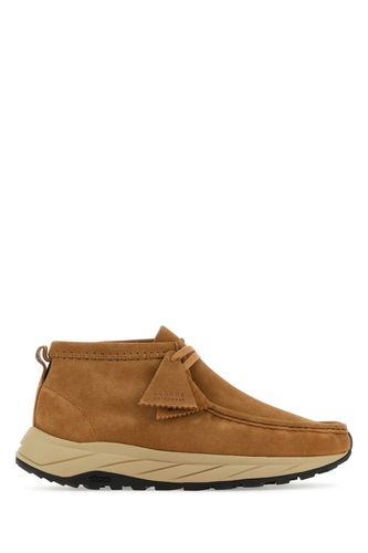 Camel Suede Wallabee Eden Ankle Boots - Clarks - Modalova