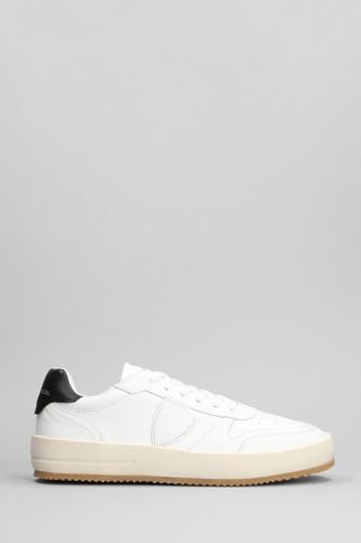 Nice Low Sneakers In Leather - Philippe Model - Modalova