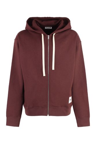 Cotton Full-zip Sweatshirt - Jil Sander - Modalova