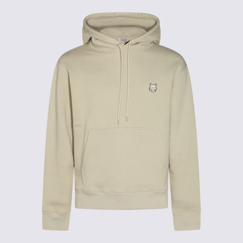 Beige Cotton Sweatshirt - Maison Kitsuné - Modalova