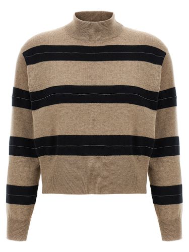 Monile Striped Sweater - Brunello Cucinelli - Modalova