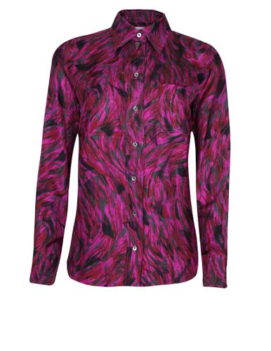 Silk Shirt With Multicolor Print - Lanvin - Modalova