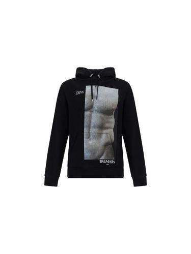 Balmain Cotton Hoodie Sweatshirt - Balmain - Modalova