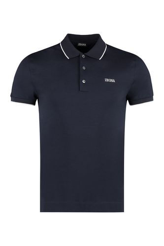 Zegna Cotton-piqué Polo Shirt - Zegna - Modalova