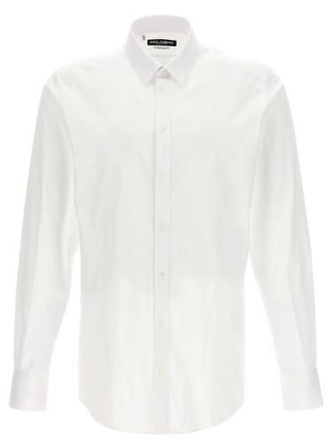 Gold Fit Cotton Shirt - Dolce & Gabbana - Modalova