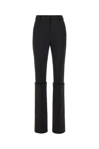 Black Stretch Polyester Blend Pant - SportMax - Modalova