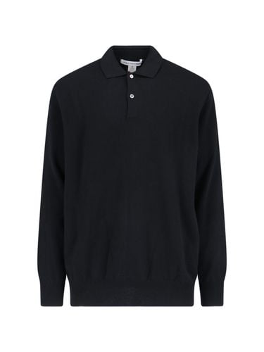 Knitted Polo Shirt - Comme des Garçons - Modalova