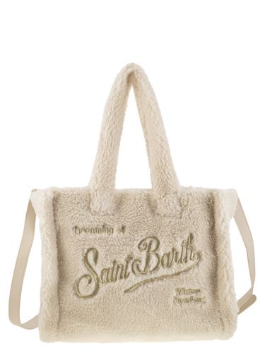 Small Soft Sherpa Bag With Saint Barth Logo And Shoulder Strap - MC2 Saint Barth - Modalova