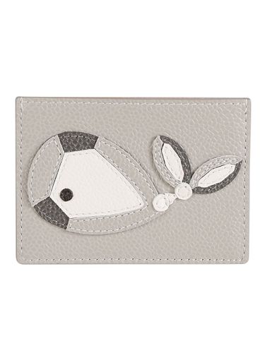 Single Gem Whale Card Holder - Thom Browne - Modalova