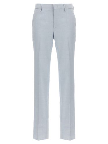 Tagliatore Linen Blend Trousers - Tagliatore - Modalova